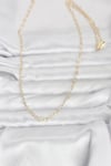 CM 14K Gold Renk Kalp Zincirli 60 cm Kadın Kolye