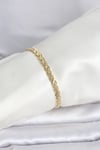 CM 14K Gold Renk Sarmal Zincir Model Kadın Bileklik