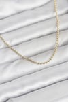 CM 14K Gold Renk Top Zincirli Model 60 cm Kadın Kolye