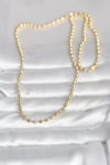 CM 14K Gold Renk Top Zincirli Model 60 cm Kadın Kolye