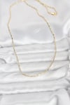 CM 14K Gold Renk Zincirli 60 cm Kadın Kolye