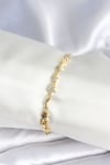 Pirinç Gold Renk Kadın Manifest Bileklik