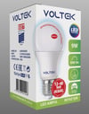 Voltek 9W 12-48V AC&DC E27 LED Ampul 6500K Beyaz Işık (Solar, Karavan, Tekne Uyumlu)