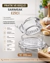  Sarımsak Ezici  Premium Hazneli Manuel– Pratik Sarımsak Ezeceği ve Pres Aparatı