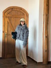 ORJ.MODEL ASTARLI CEPLİ SUNİ KÜRK GRİ