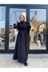 Asimetrik Elbise Siyah
