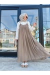Askılı Elbise Vizon