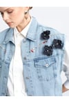 Denim Yelek Açık Mavi
