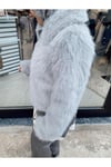 Hot Fashion Kürk Gri