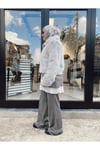 Hot Fashion Kürk Gri