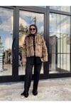 Hot Fashion Kürk Kahverengi