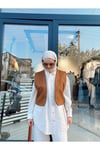 Hot Fashion Süet Yelek Taba