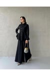 Moda Ala Bol Paça Kot Takım Siyah