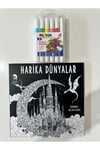 Harika Dünyalar (Akrilik Kalem 12’li)