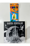 Harika Dünyalar (Big 12’li Boyama Kalemli)