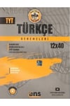 Tyt Türkçe 12 x 40 Denemeleri