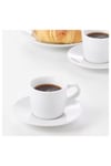 365+ Tekli Espresso Fincanı Beyaz Kupa Poreselen 6 cl