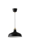 39 cm AKDENİZ RANARP siyah 38 cm sarkıt lamba 1 Çelik Şapkalı 20 -34 cm E27 Siyah Salon / Oturma Od