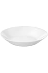 4 Adet 20 Cm Beyaz Derin Çukur Tabak Yemek Tabağı