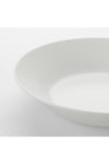 4 Adet 20 Cm Beyaz Derin Çukur Tabak Yemek Tabağı
