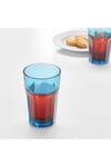 4'lü Bardak Mavi Büyük Boy 350 ml