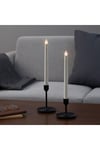 Adellövtrad 28 Cm 2 Adet Led Otomatik Yanan Mum Şamdan Mumu