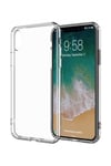 Apple Iphone X-xs Toz Koruma Tıpalı Ultra Ince Şeffaf Silikon Kılıf