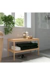Banyo Mobilyası RAGRUND Bank MeridyenDukkan Bambu, 77x37 cm Banyo Tabure