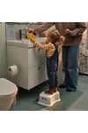 Beyaz Çocuk Banyo Basamak Beyaz-yeşil