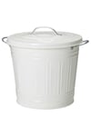 Beyaz Knodd Çöp Kutusu 16 Litre, Çelik,