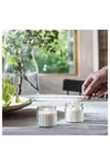 Cam 2 Adet Adlad Cam Kapta Kokulu Mum Area_online 2 Parça 25 cm Beyaz
