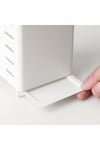 Çatal-Bıçak-Kaşıklık Beyaz Renk 18 cm Çekmeceli,Delikli Sade,Modern Kaşıklık
