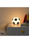 Çocuk Masa Lambası, Beyaz-Siyah, 200 lm, LED'li Futbol Topu Modelli