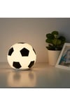 Çocuk Masa Lambası, Beyaz-Siyah, 200 lm, LED'li Futbol Topu Modelli