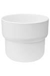 Förenlıg 12 cm Dekoratif Beyaz Saksı
