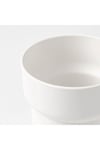 Förenlıg 12 cm Dekoratif Beyaz Saksı