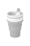 Frukostmal Seyahat Kupası Gri-beyaz 350 ml Katlanabilir 30479797