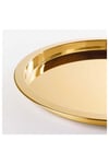 Glattıs Tepsi Pirinç gold tepsi sunum tepsisi donmezco