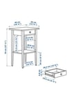 Hemnes Komodin Beyaz