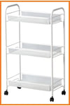 Hornavan Servis Arabası 26 X 48 X 77 Cm Çelik Beyaz