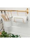 HULTARP kağıt havluluk, pirinç rengi, gold, 19 cm