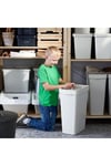 Ikea Hallbar Açık Gri Çöp Kutusu Atık Ayırma Kutusu 22 Lt