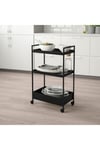 Ikea Nıssafors Servis Arabası Siyah