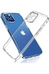Iphone 12 Pro Max Uyumlu Önleyici Kamera Korumalı Şeffaf Silikon Kılıf Aa Kalite