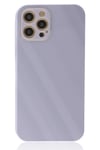 Iphone 12 Pro Uyumlu  Kılıf Glass Kapak - Mavi