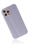 Iphone 12 Pro Uyumlu  Kılıf Glass Kapak - Mavi