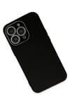Iphone 13 Pro Max Uyumlu  Kılıf Lansman Glass Kapak - Siyah
