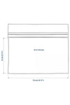 Istad 0,3 Lt 8 X14 Cm Altın Baklava Desen 25 Adet Kilitli Buzdolabı Poşeti Saklama Torbası