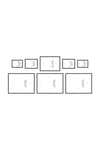 KNOPPÄNG ÇERÇEVELİ RESİM SETİ, 8 adet / 8Lİ ÇERÇEVE SETİ