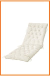 Kuddarna Şezlong Minderi Polyester 190 X 60 Cm Bej